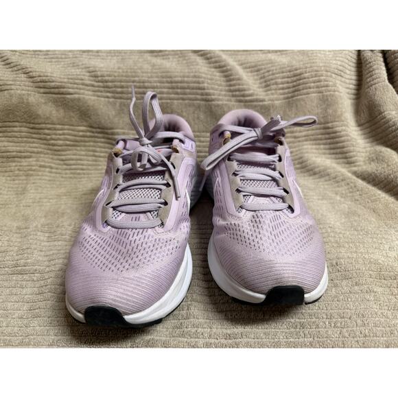 Nike Air Zoom Structure 24 Road Running Shoes, White-Lilac-Rush Orange 9 M US - Picture 6 of 9